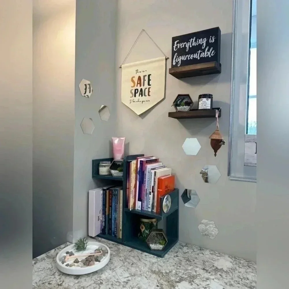 this is a safe space to be who you are canvas hanging sign home decor sign tapes